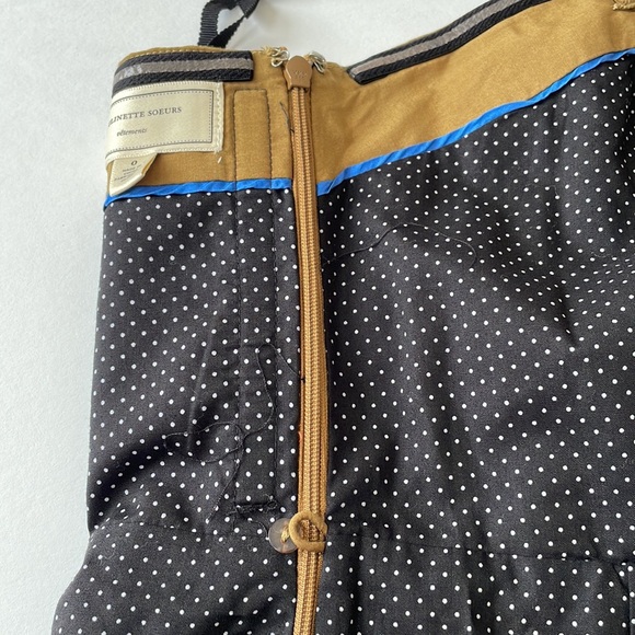 Anthropologie strapless dress, sz 0 - Picture 10 of 12